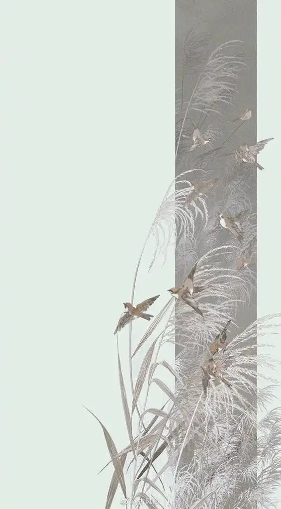 国风古典壁纸,流水落花,今朝几多愁