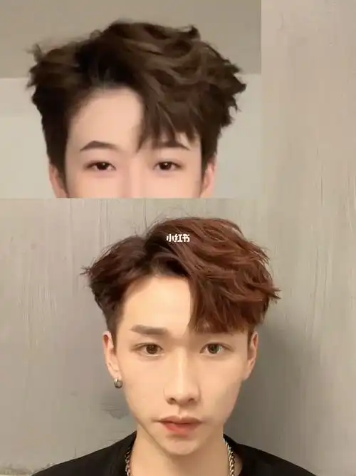 韩式侧分三七造型技巧#男士造型  #男生发型打理技巧  #夹板造型