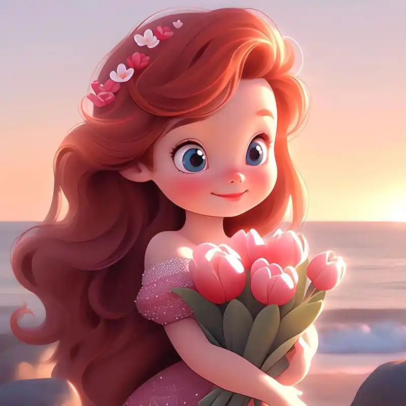 可爱到冒泡01迪士尼公主q版头像