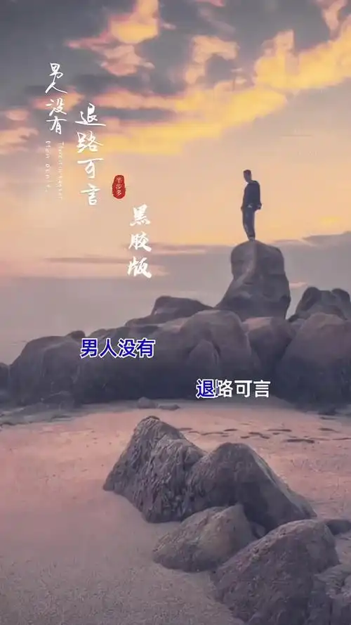 男人没有退路可言,赚钱是你唯一抬起头的事 伤感音乐 音乐分享 一首歌