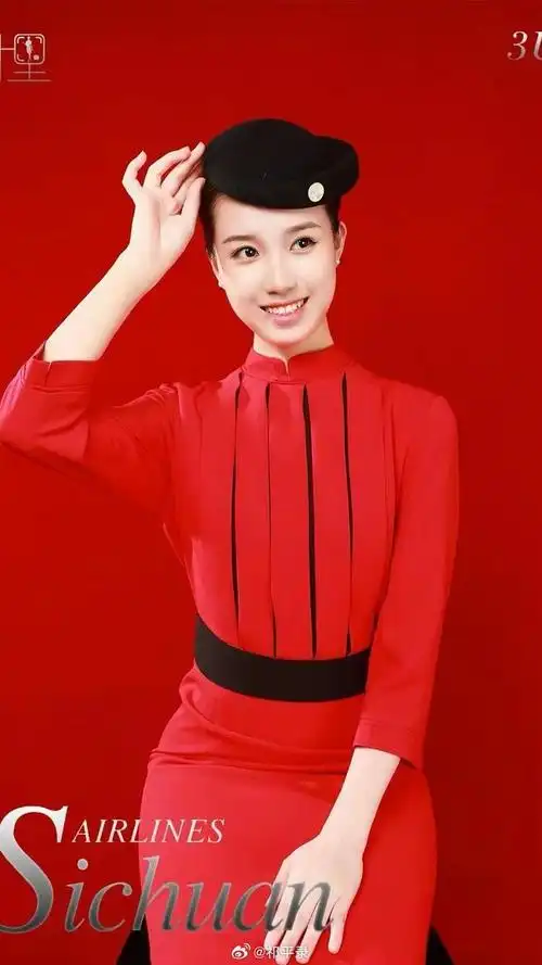 随手拍川航的空姐
