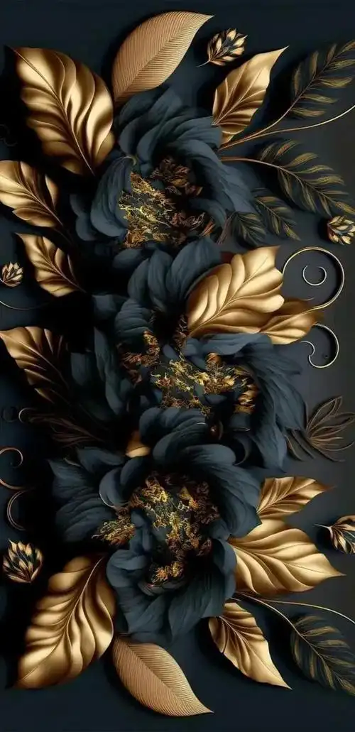 这种独特的装饰风格以其冰冷而有质感的特性而闻名,金属风壁纸的设计