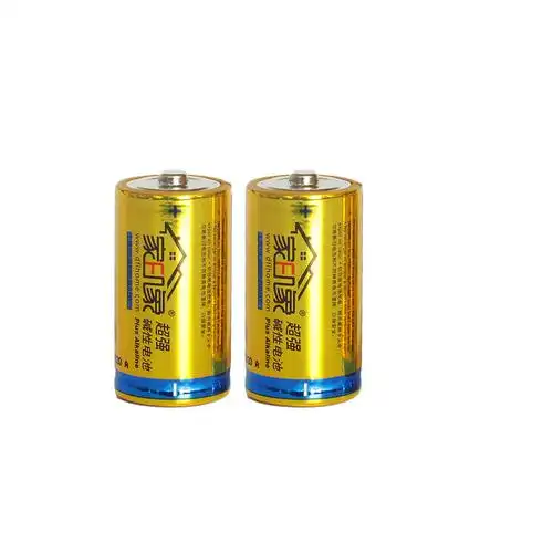 家印象二号干电池2号无汞电池高容量碱性电池c号出口干电池