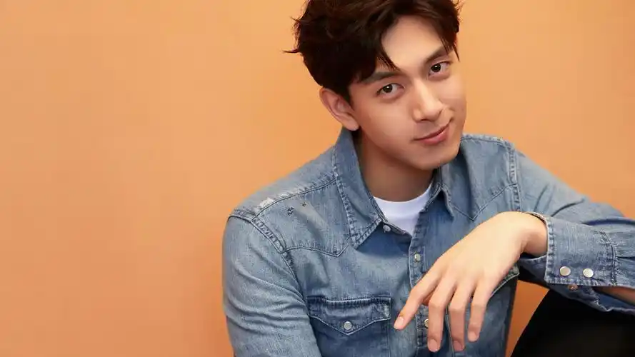 电脑壁纸 明星 大陆明星 李现牛仔衬衫个性帅酷写真