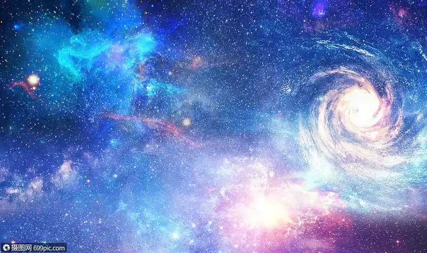 梦幻星空唯美星系图片