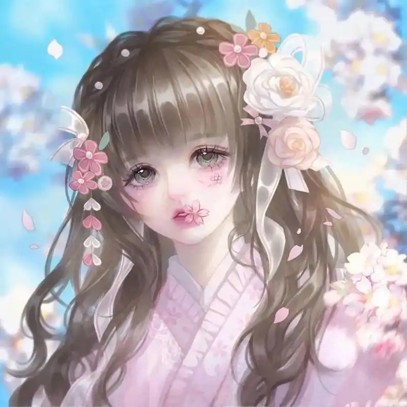 仙气飘飘的绝美动漫女生头像 #星恋思弦##女生头像##动漫女生头像