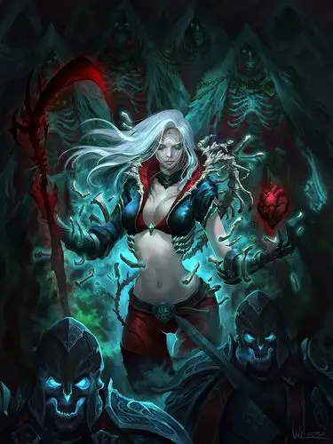 新画的死灵法师 希望大家喜欢_卡迪安城邦_凯恩之角_暗黑破坏神3论坛_