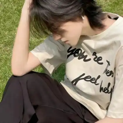 男生霸气侧脸头像