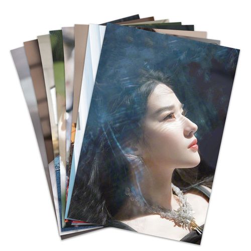 刘亦菲海报 2021全新明星写真周边明信片卡贴壁纸装饰画挂画墙贴
