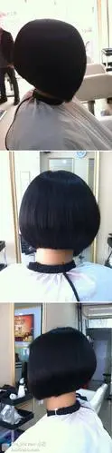 no_eleven-小万分享的波波头--#原创作品#不对称发型