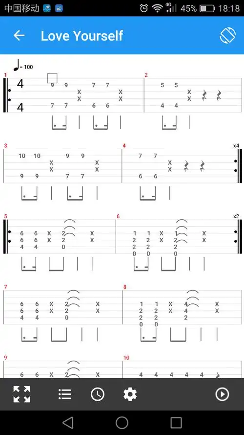 love yourself吉他谱(gtp谱)_justin bieber(贾斯汀·比伯;justin
