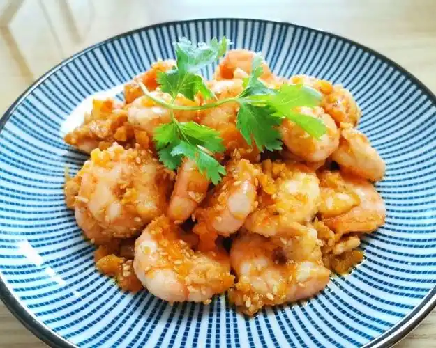 『荤』蛋黄焗虾仁