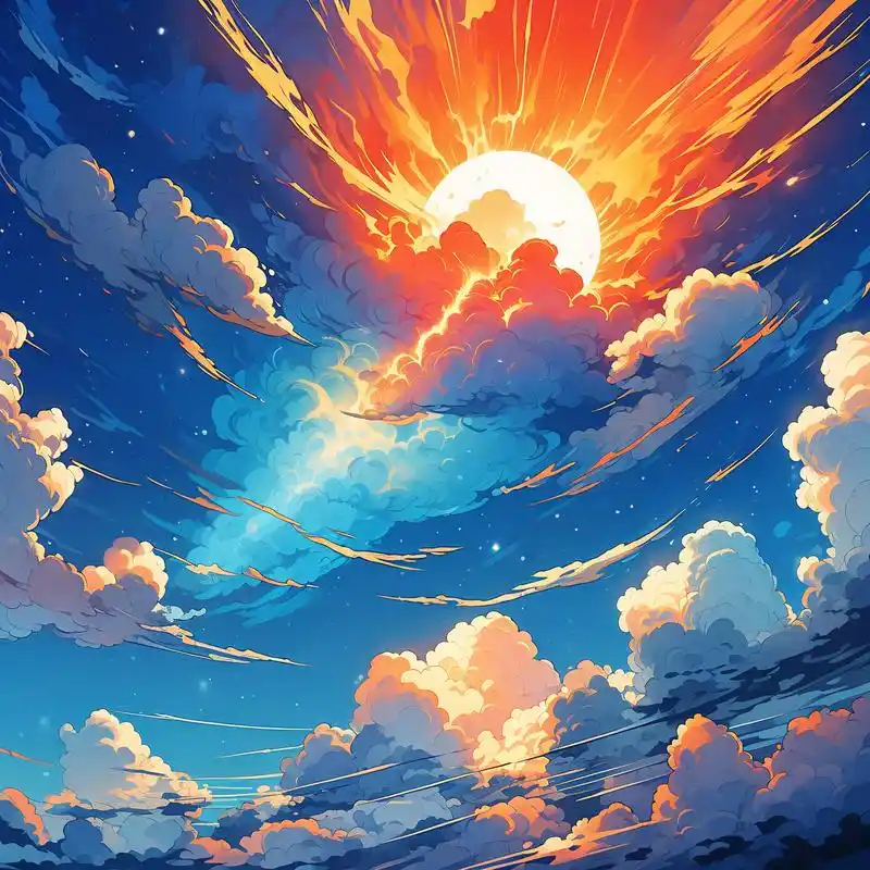 最吉利头像来喽97 蓝天治愈系 超美超治愈的天空背景头像,谁能拒绝