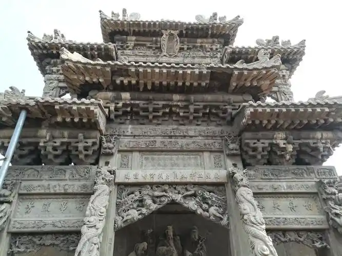 原平(崞县)八景之一:朱氏牌楼