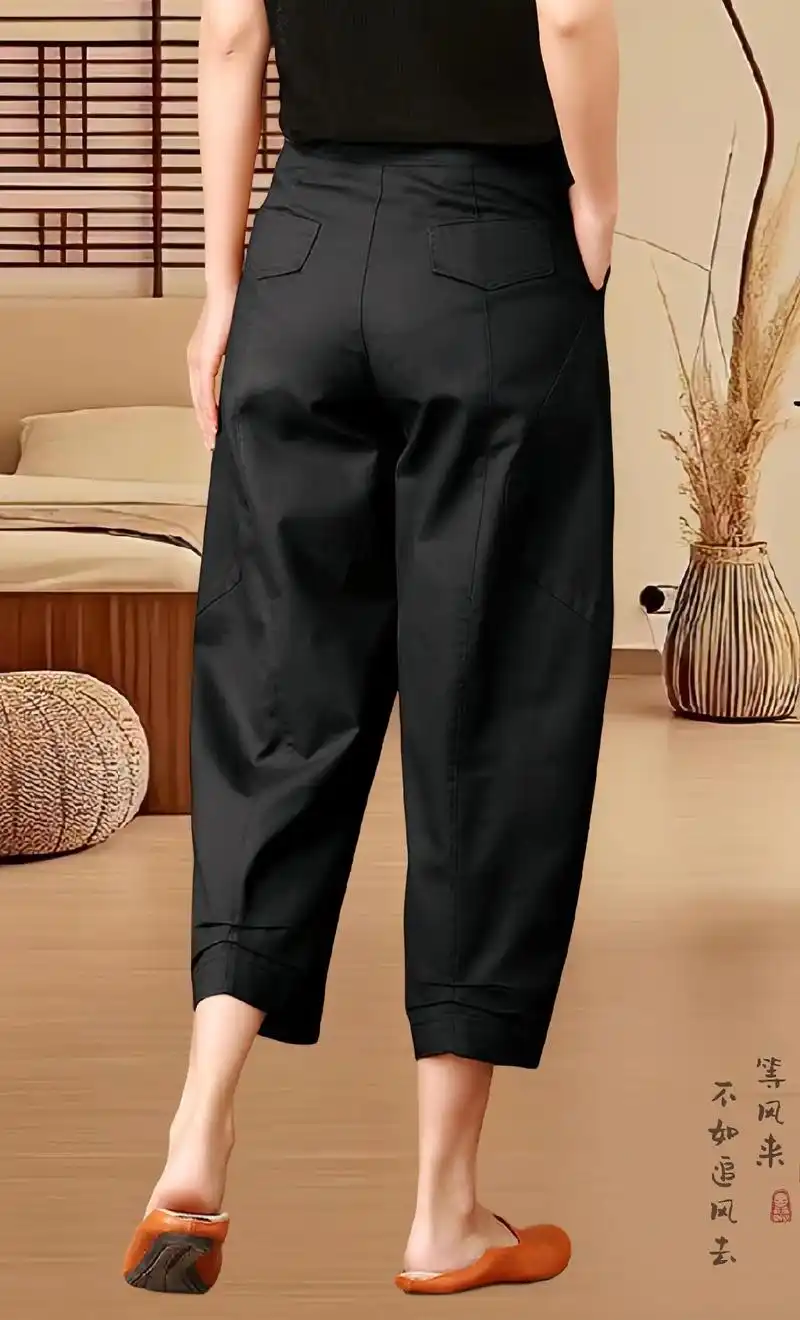 大码休闲萝卜裤.姐妹们～新款来了,今年最流行的复古宽松裤子. - 抖音