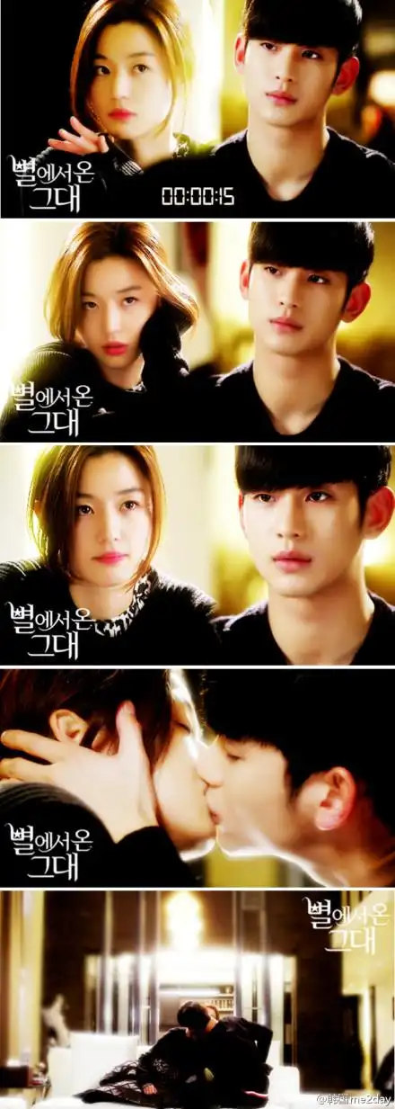 【sbs】#来自星星的你#最新剧照 - 瞬间最高收视率高达31.