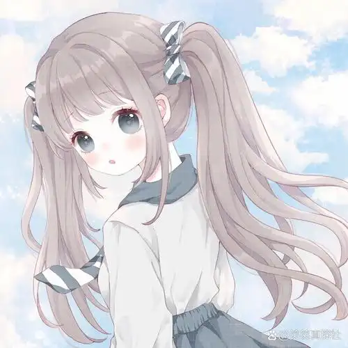 动漫头像可爱萝莉双马尾