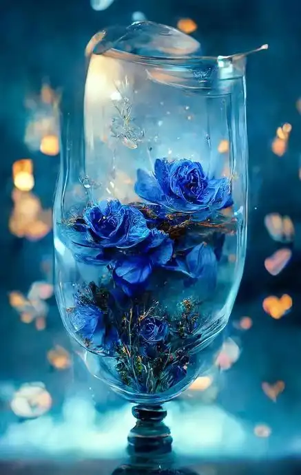 蓝玫瑰图片唯美【蓝玫瑰图片高清图片】