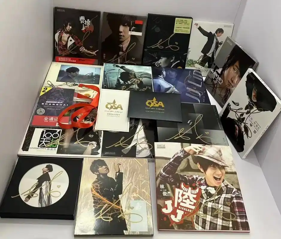 林俊杰签名专辑,带证书(官网可查),全套15张包邮,《幸存者 - 抖音