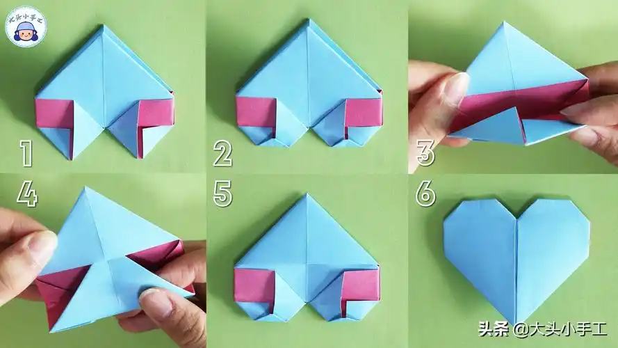 1张纸就能完成的爱心书签,精致又不失个性,让熊孩子爱上读书