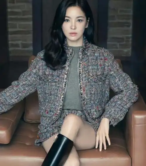 韩国女星宋慧乔"暗黑女王"造型扮上瘾!