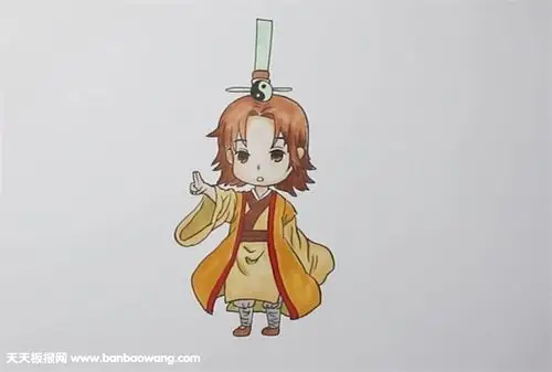 王权富贵简笔画