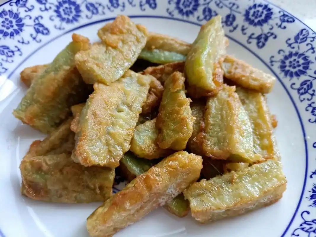 炸丝瓜,真好吃!