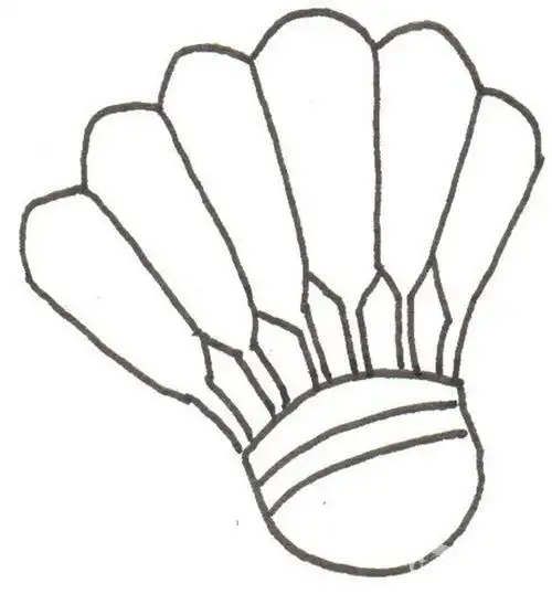 户外运动器材简笔画