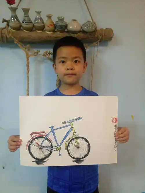 绘画课课堂反馈--自行车(6.22)