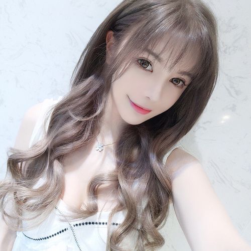 日韩空气刘海伪娘cos假发男扮女装大佬大波浪cd变装自然整顶长发