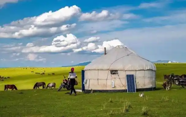穹庐盖野,逐水草而居的游牧人家|毡帐|帐幕|毡包|蒙古族|蒙古包_网易