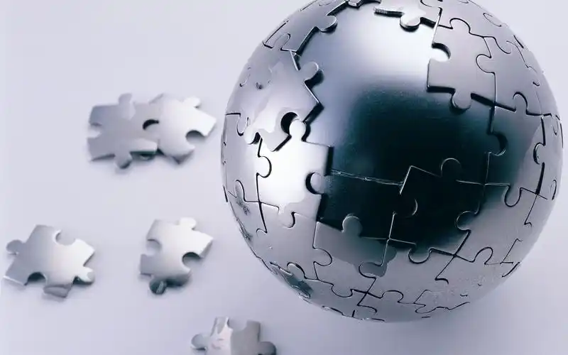 三维金属拼图-2016 高品质壁纸