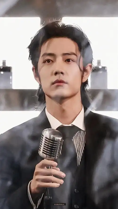 肖战长发背头##肖战 拉夫劳伦香氛##肖战