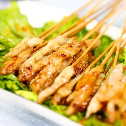 小串绝味手把鸡肉10串20把10包整箱2000串包邮鸡肉丸