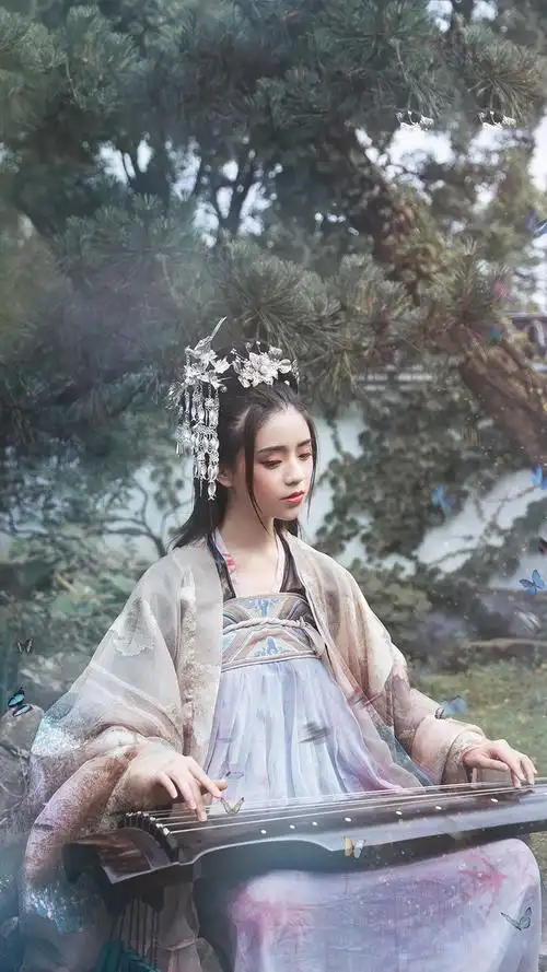 不使花魂沾蝶影何来蝶梦到花枝汉服频道我爱古装网古装爱好者的家园