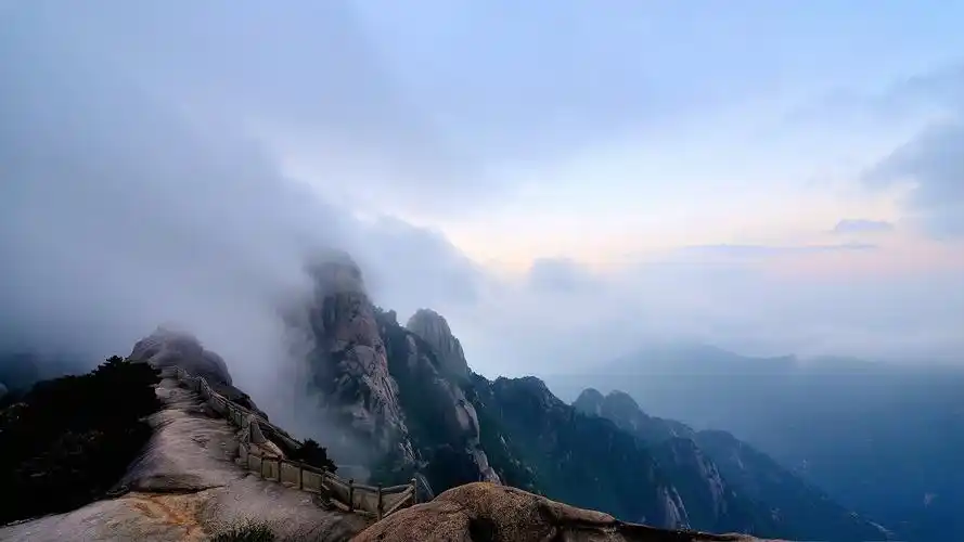 心静者高风景云雾唯美意境古风风景大片壁纸3