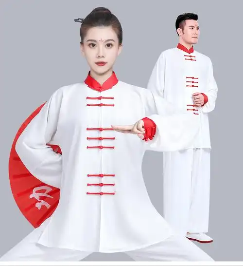 春夏高端太极服女装春秋太极服女装新款武术表演服训练服秋冬季太极拳