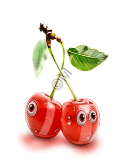 下载crazy fruit- cherriesnokia e63屏保 - 3559075 - varie crazy