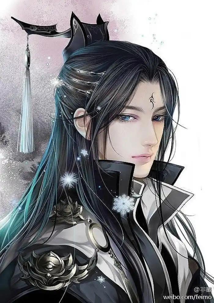 动漫人物图片 女生 要长头发的