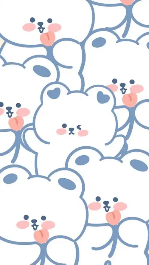 可爱小熊满屏壁纸