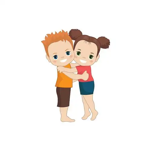 快乐的儿童卡通