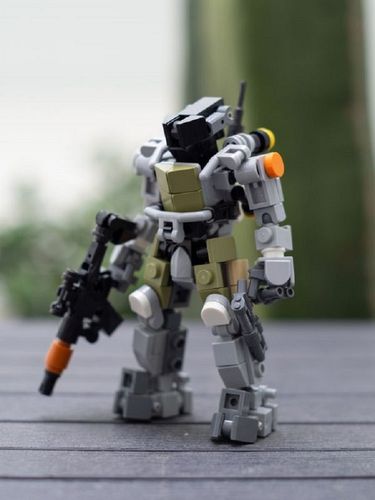 乐高载人小机甲