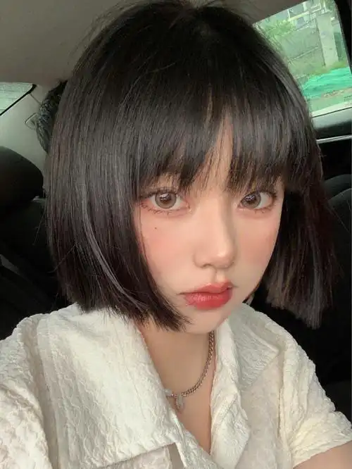 98今年超流行 直短发超a发型 无需烫发的短发