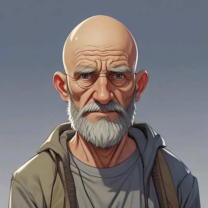 光头卡通头像大赏 9096 一组超酷的光头卡通头像来啦!