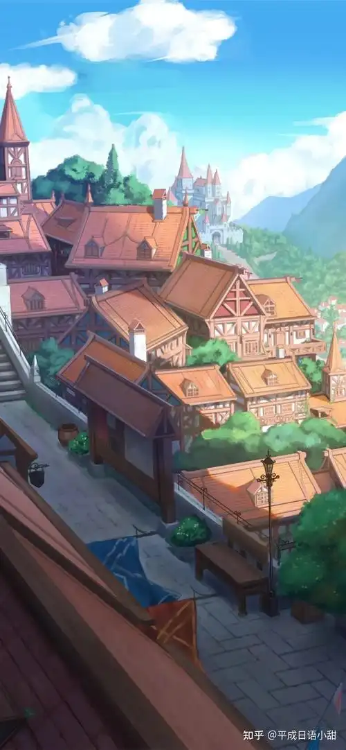 温柔又治愈的日本动画街景每一张都能做成手机壁纸