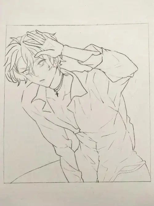 手绘  #线稿  #临摹 #画渣  #画画的日常  #甜美的咬痕  #漫画很久