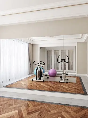 舞蹈镜子全身落地家用健身房显瘦瑜伽穿衣镜