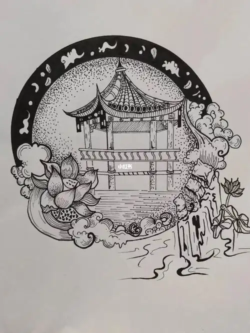 古典园林特色装饰画