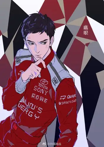 尹昉[超话]##尹昉飞驰人生#换个风格瞎画～第一次用ipadpro画感觉还