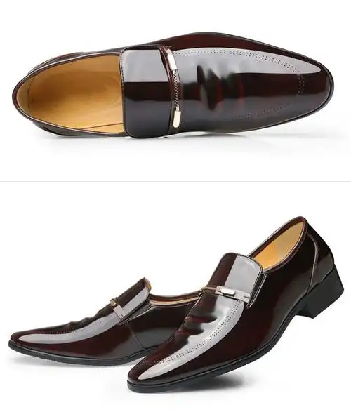 透气春季新款正装商务增高青年男士皮鞋子男品牌质量黑色四季kuan38